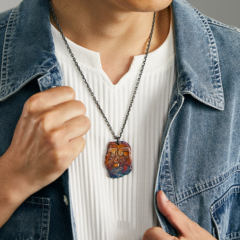 Taotie Pattern Necklace